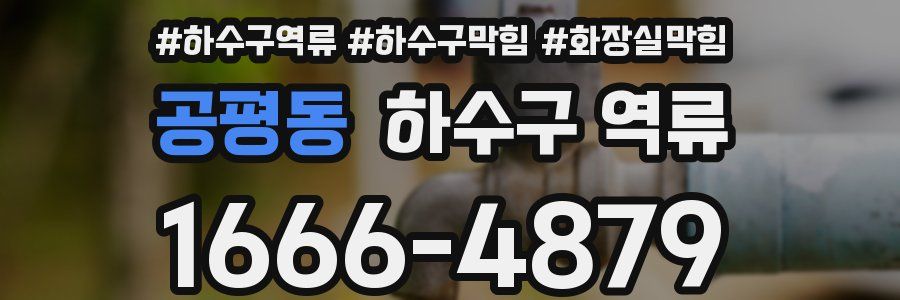 공평동 하수구 역류