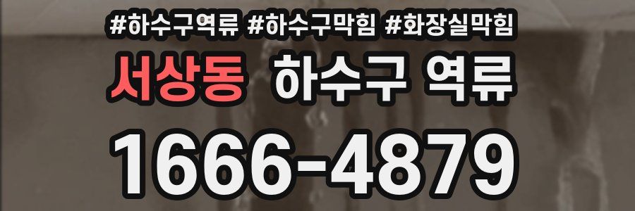 서상동 하수구 역류