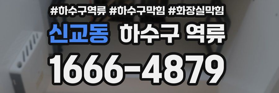 신교동 하수구 역류