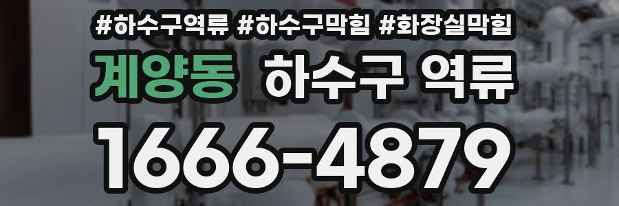 계양동 하수구 역류