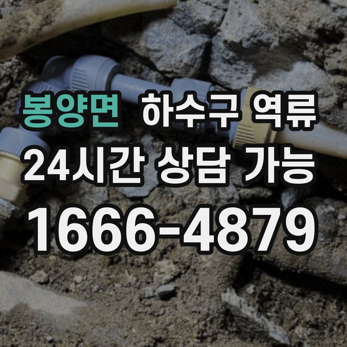 봉양면 하수구 역류