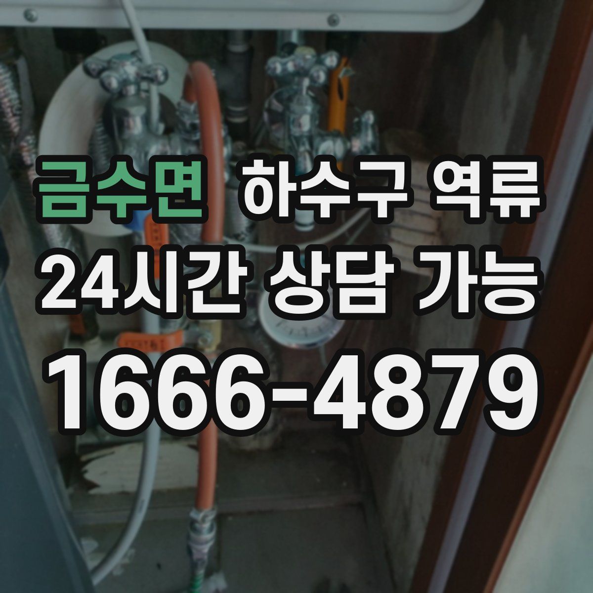 금수면 하수구 역류