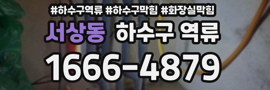 서상동 하수구 역류