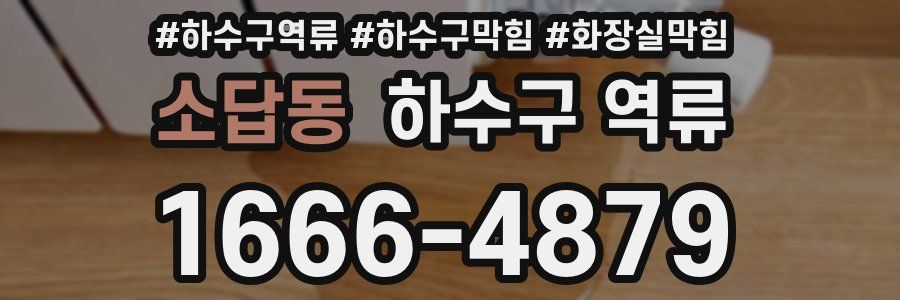 소답동 하수구 역류