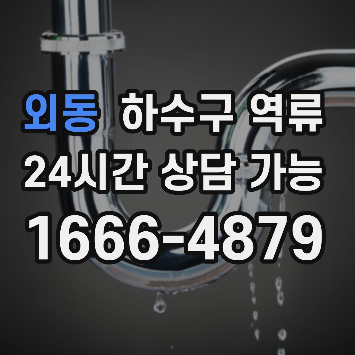 외동 하수구 역류