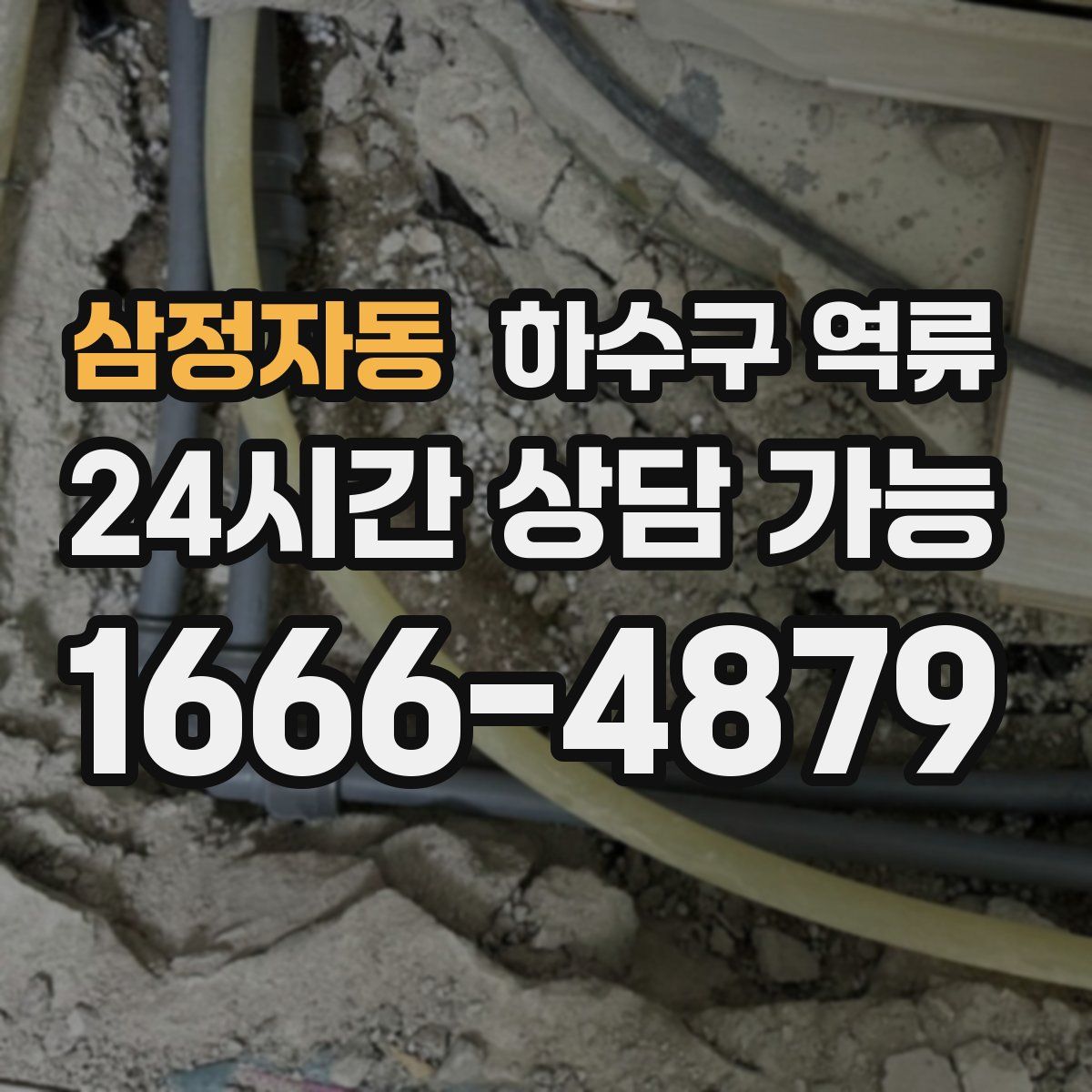 삼정자동 하수구 역류