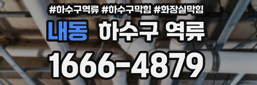 내동 하수구 역류
