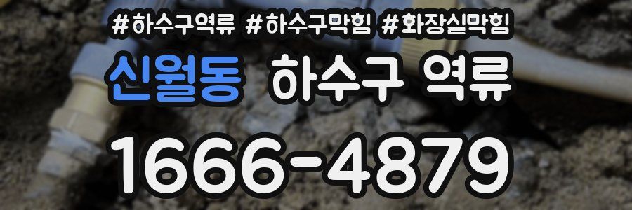 신월동 하수구 역류