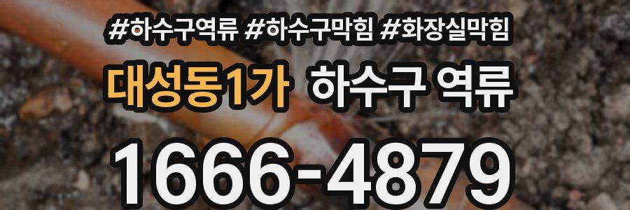 대성동1가 하수구 역류