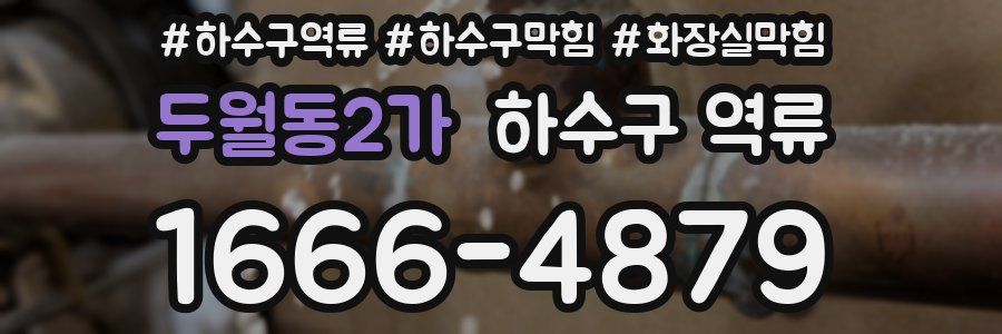 두월동2가 하수구 역류