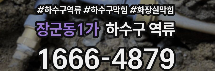 장군동1가 하수구 역류