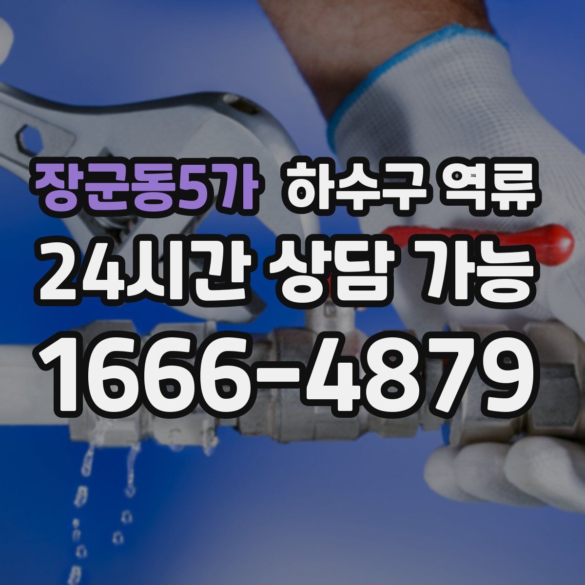 장군동5가 하수구 역류