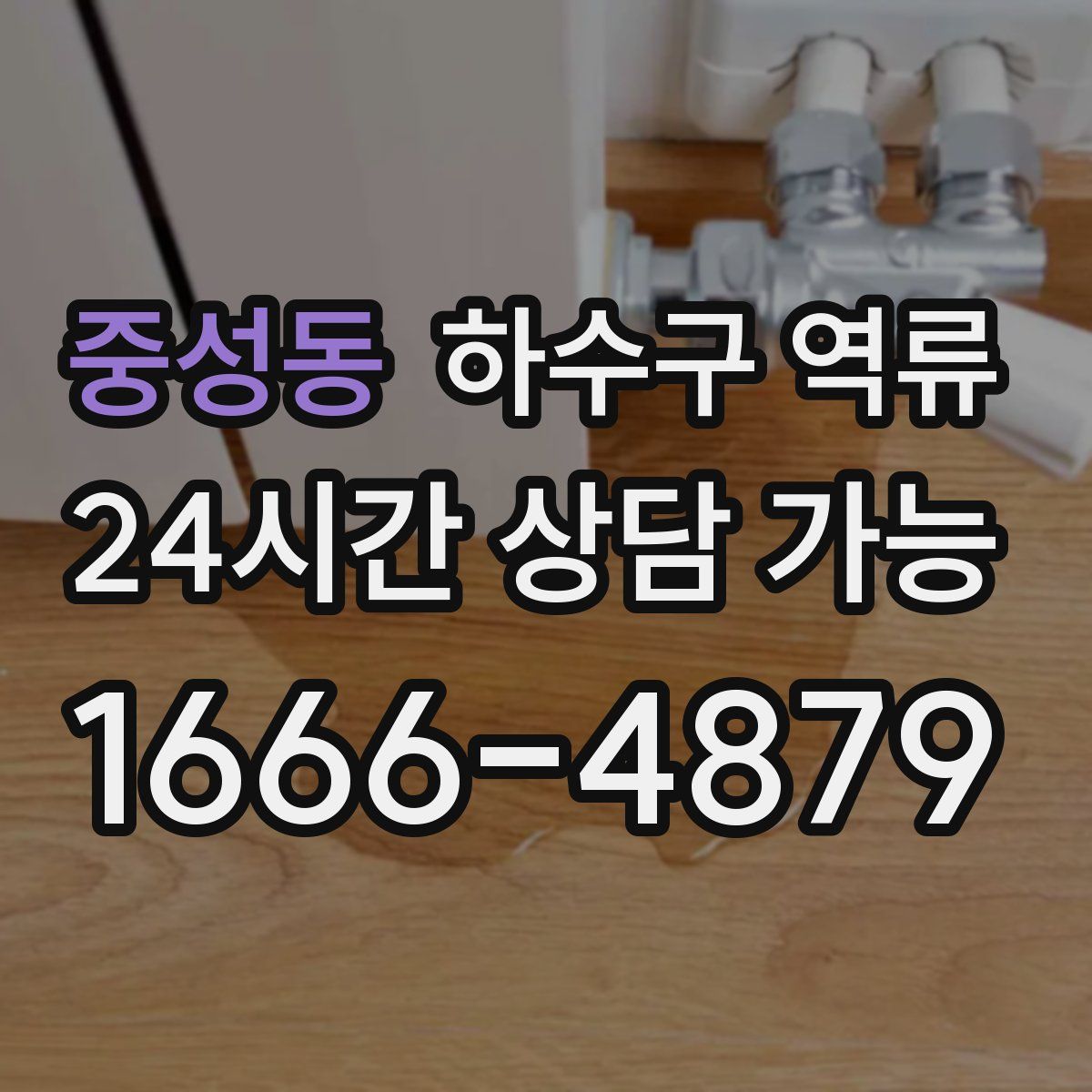 중성동 하수구 역류