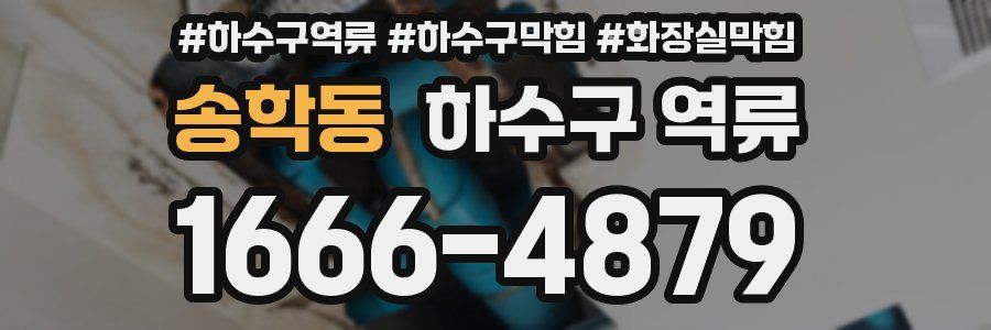 송학동 하수구 역류