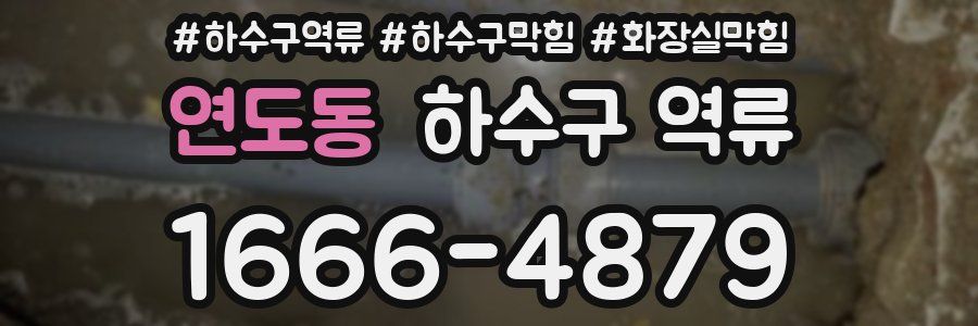 연도동 하수구 역류