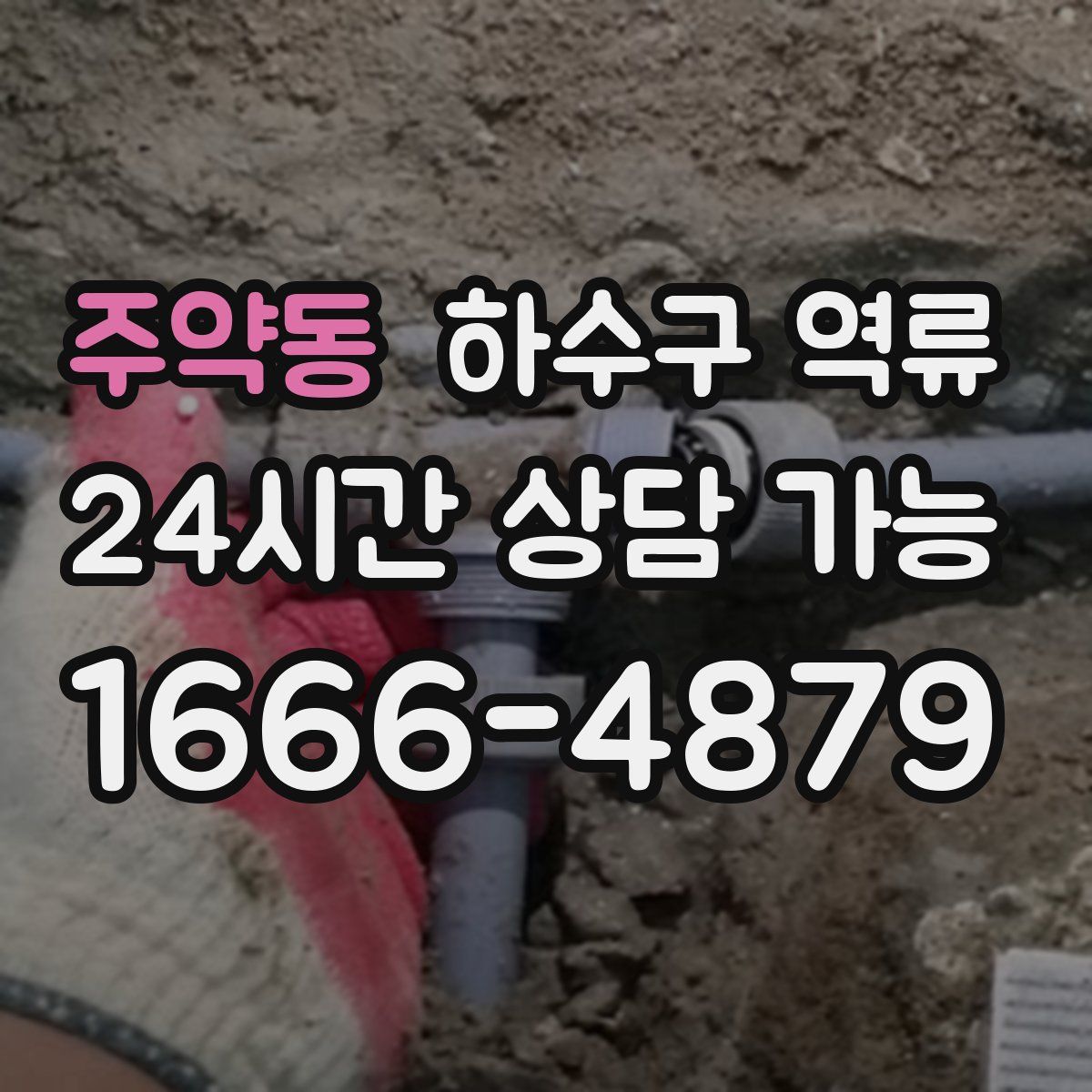 주약동 하수구 역류