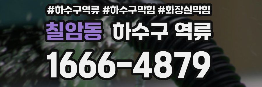 칠암동 하수구 역류