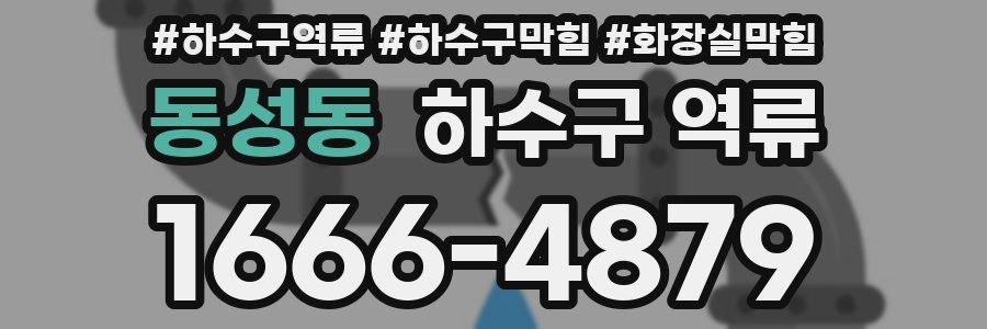 동성동 하수구 역류
