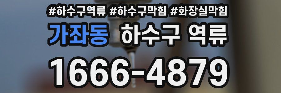 가좌동 하수구 역류