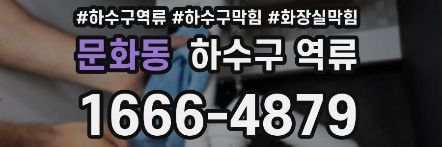 문화동 하수구 역류