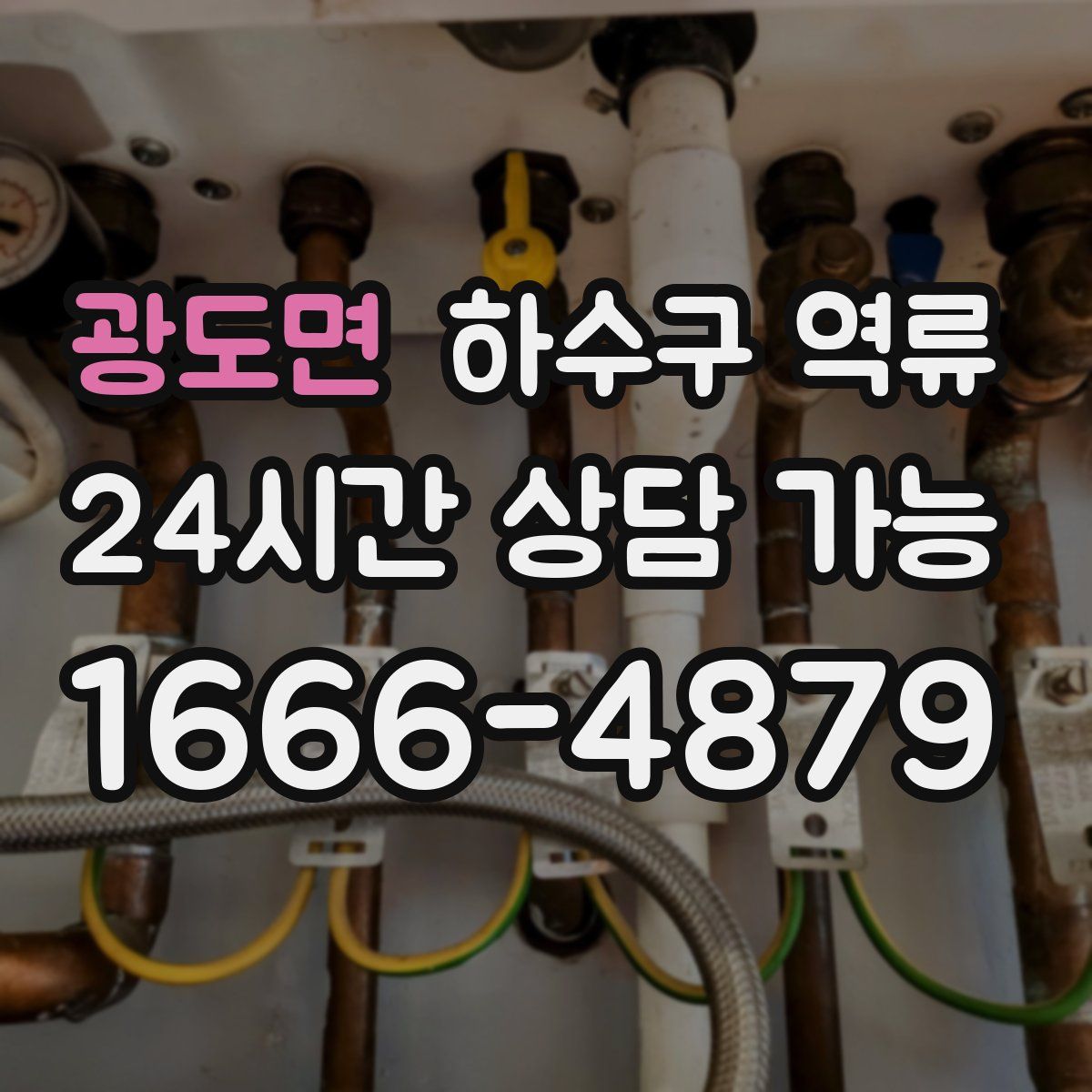 광도면 하수구 역류