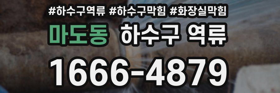 마도동 하수구 역류