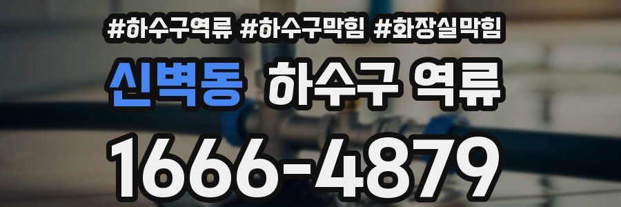 신벽동 하수구 역류