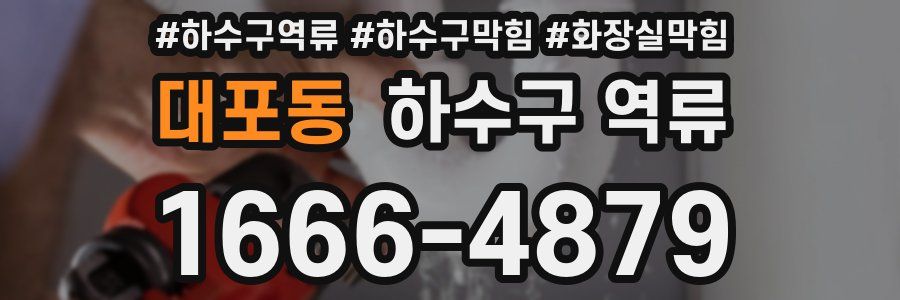 대포동 하수구 역류