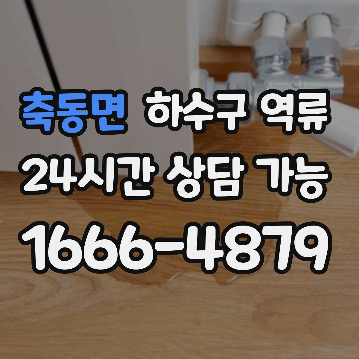 축동면 하수구 역류