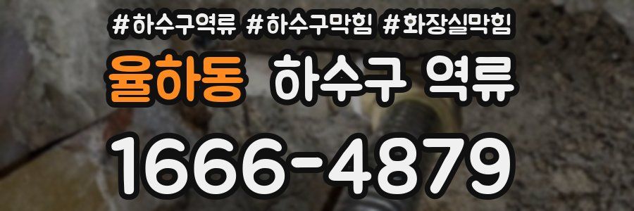 율하동 하수구 역류