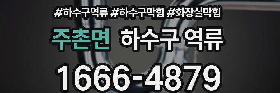 주촌면 하수구 역류