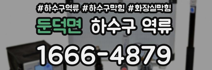 둔덕면 하수구 역류