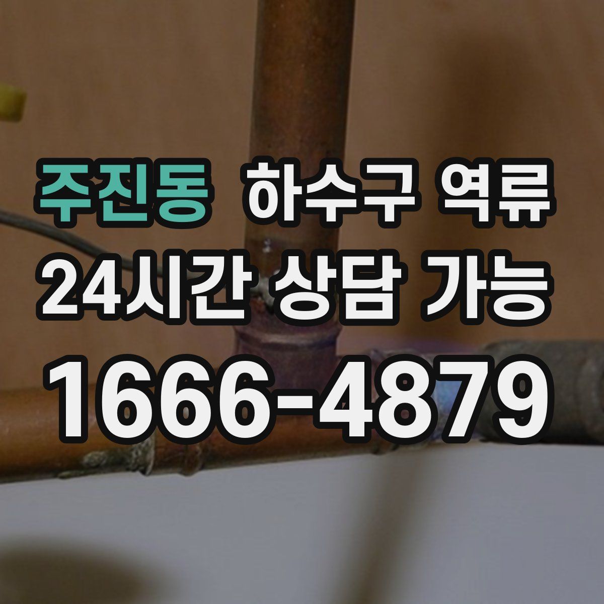 주진동 하수구 역류