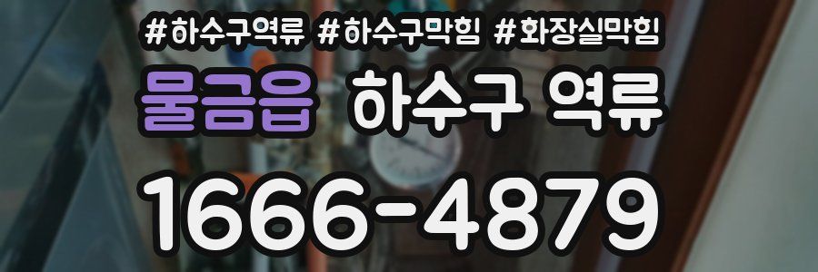 물금읍 하수구 역류