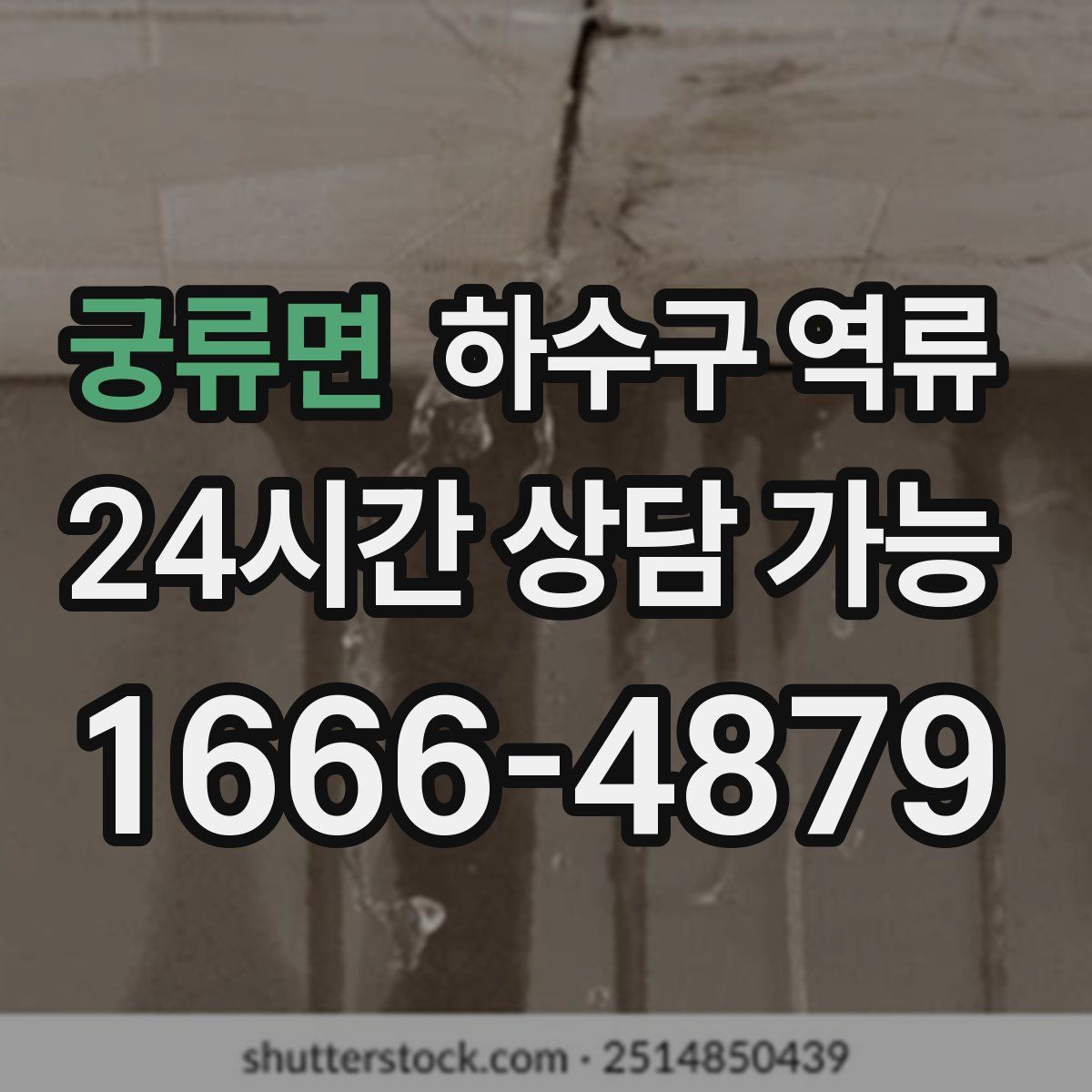 궁류면 하수구 역류