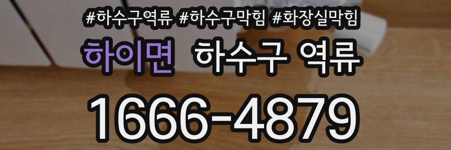 하이면 하수구 역류