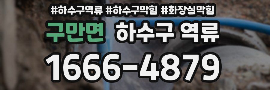 구만면 하수구 역류