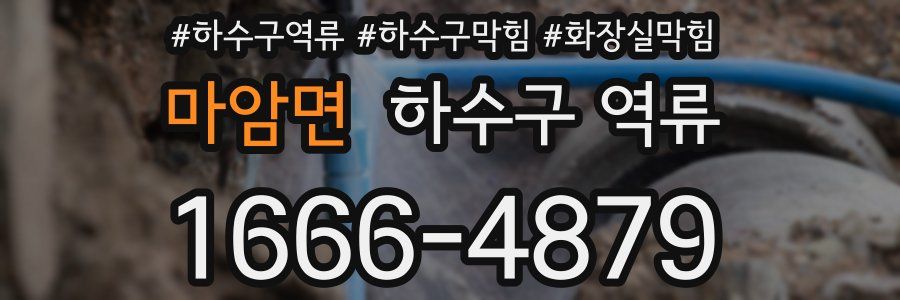 마암면 하수구 역류