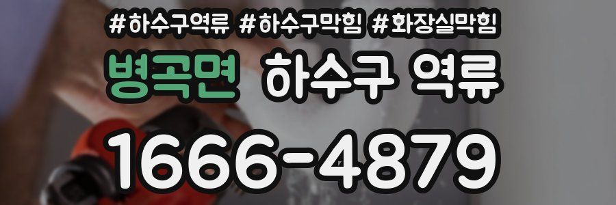 병곡면 하수구 역류