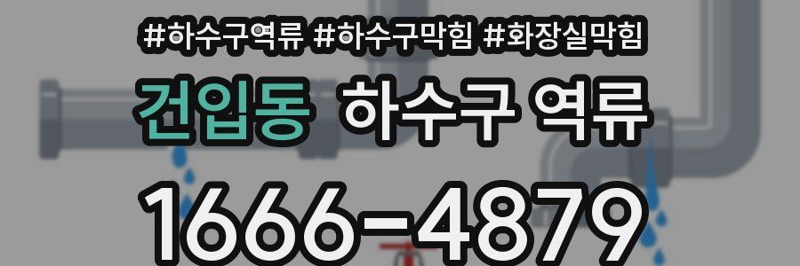 건입동 하수구 역류
