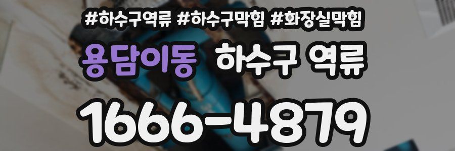 용담이동 하수구 역류