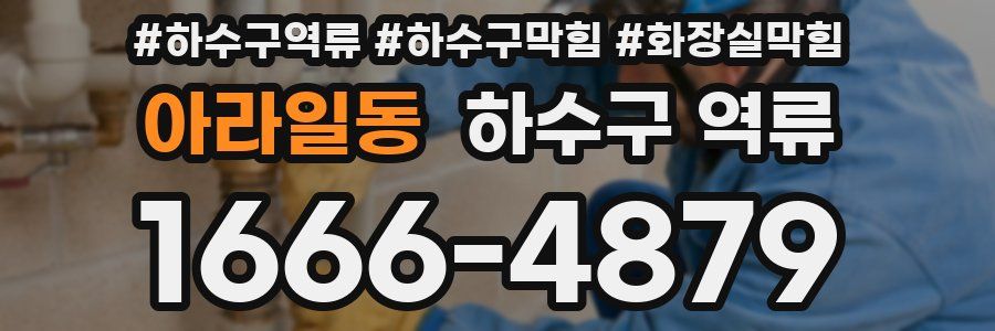 아라일동 하수구 역류