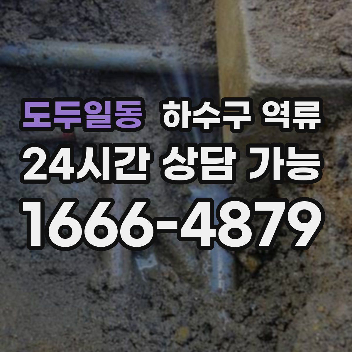 도두일동 하수구 역류