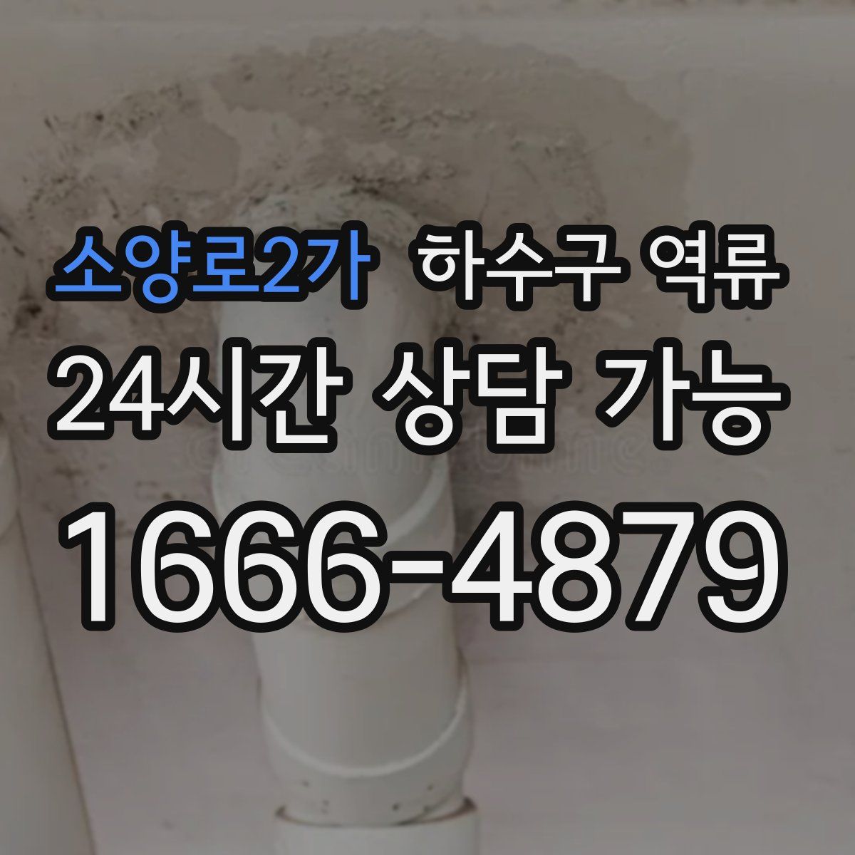 소양로2가 하수구 역류