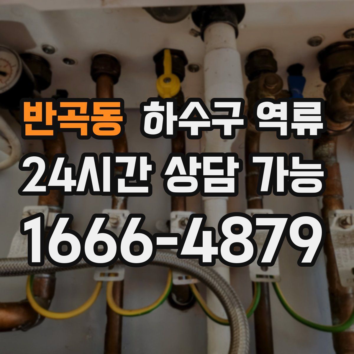 반곡동 하수구 역류