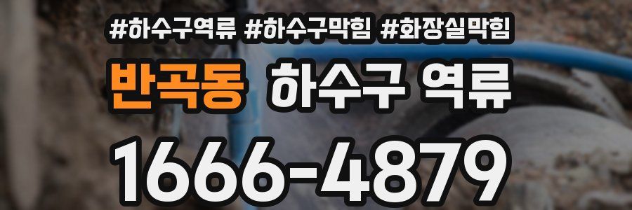 반곡동 하수구 역류