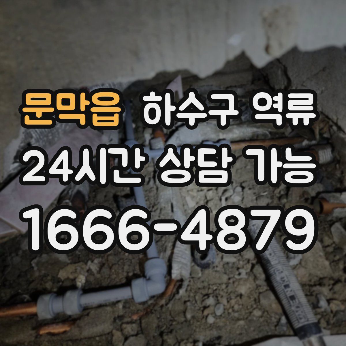 문막읍 하수구 역류