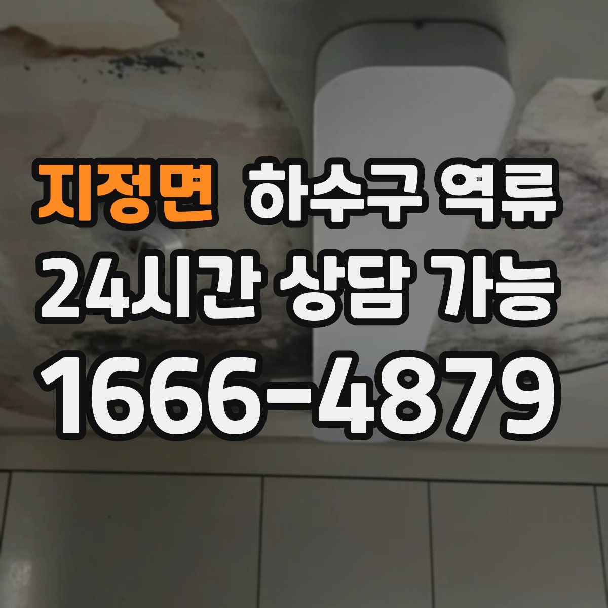 지정면 하수구 역류