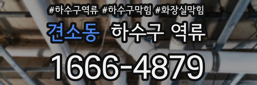 견소동 하수구 역류