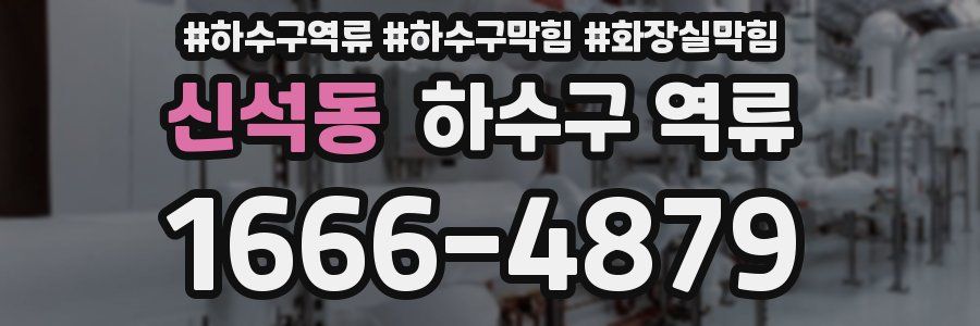 신석동 하수구 역류